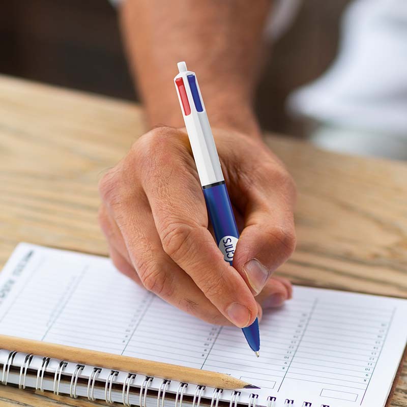 Stylo bille 4 couleurs